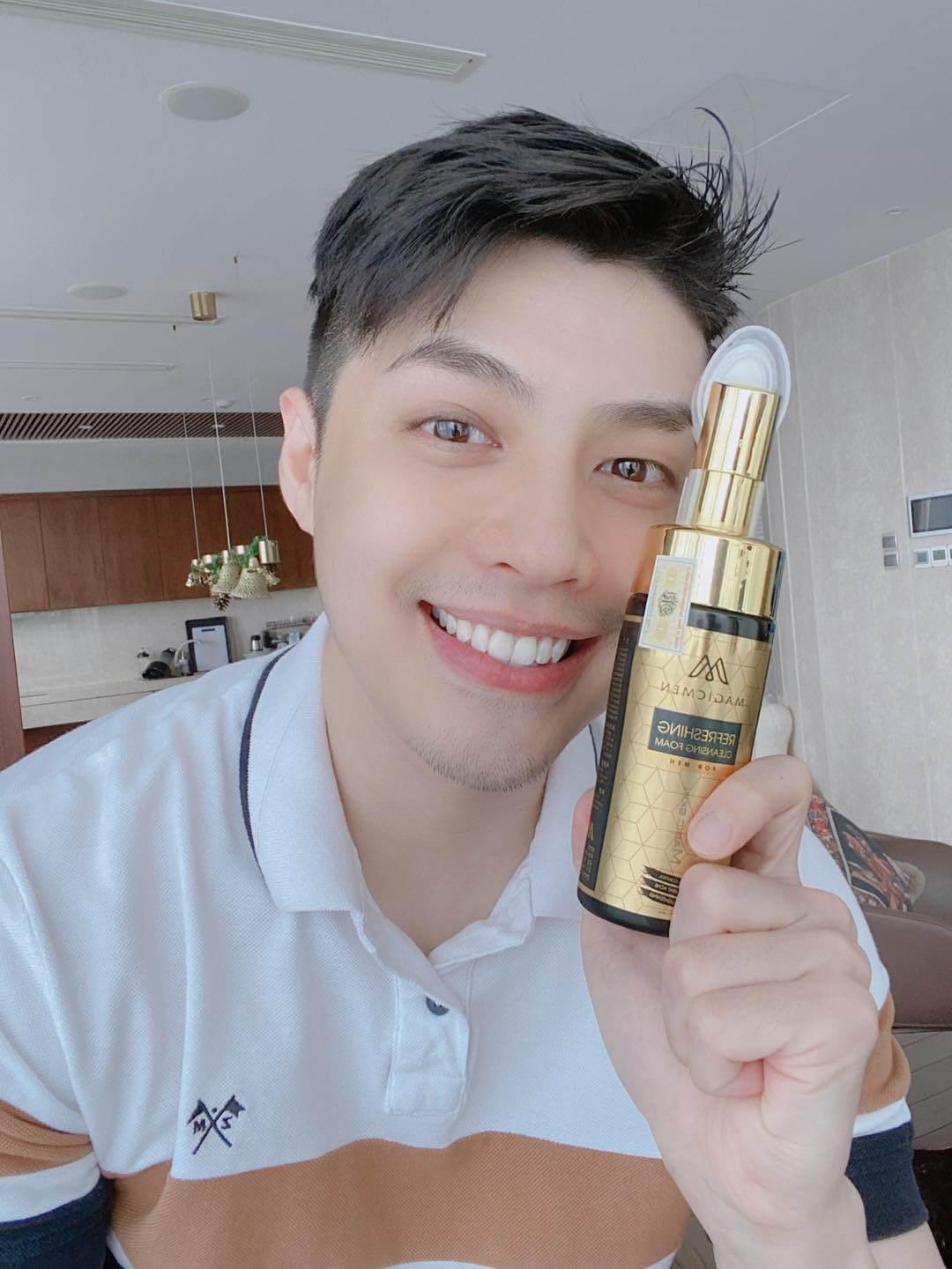 Sữa rửa mặt bọt biển cho nam Refreshing Cleansing Foam For Men