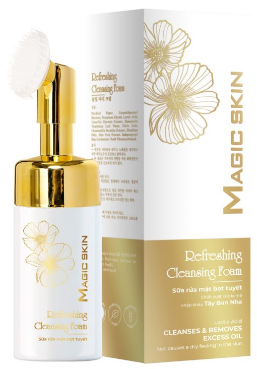 Sữa rửa mặt tạo bọt Magic Skin Refreshing Cleansing Foam
