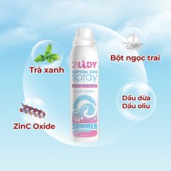 Xịt chống nắng Magic Skin 2Lady - Crystal Sun Spray 2