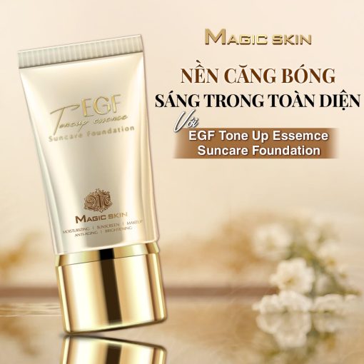 Kem nền chỉnh sắc da Magic skin (EGF Toneup Essence Suncare Foundation) - Ảnh 4