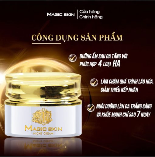 Kem dưỡng Ngọc Trai ban đêm Magic skin - Ảnh 2