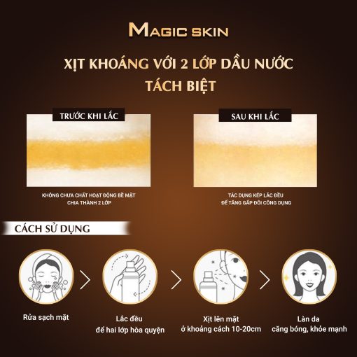 Xịt khoáng tuyết đa tầng EGF Magic skin - EGF Double Glow Hydration Spray Serum - Ảnh 5